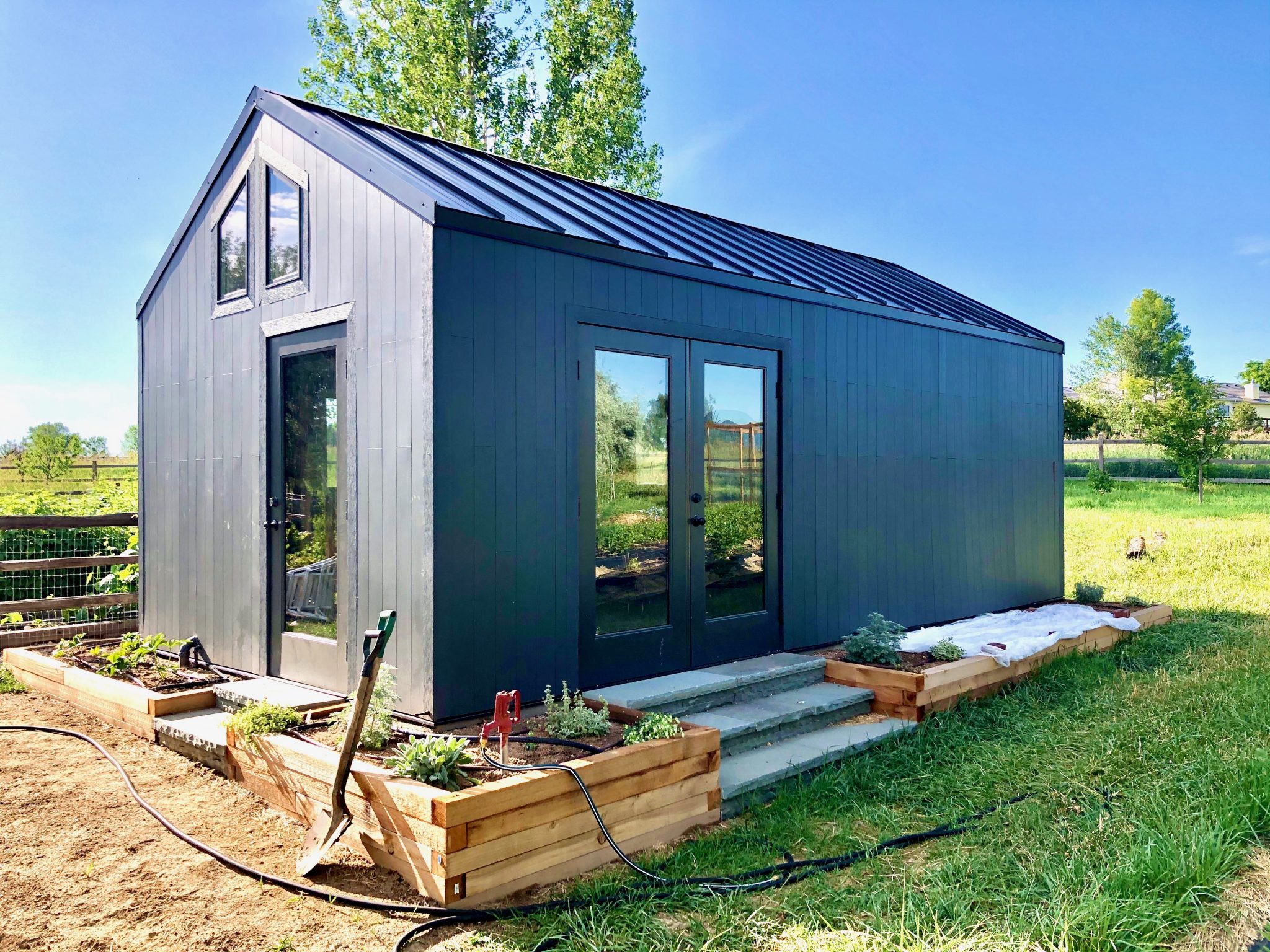 Modern Gabled Roof Shed Studio Shed